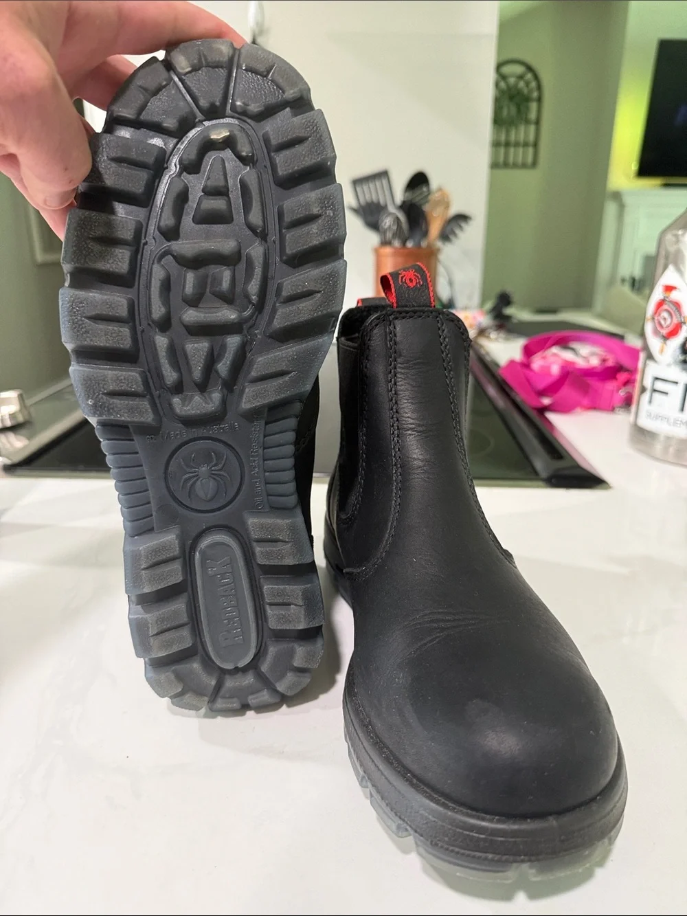 Redback Boots comfortable black